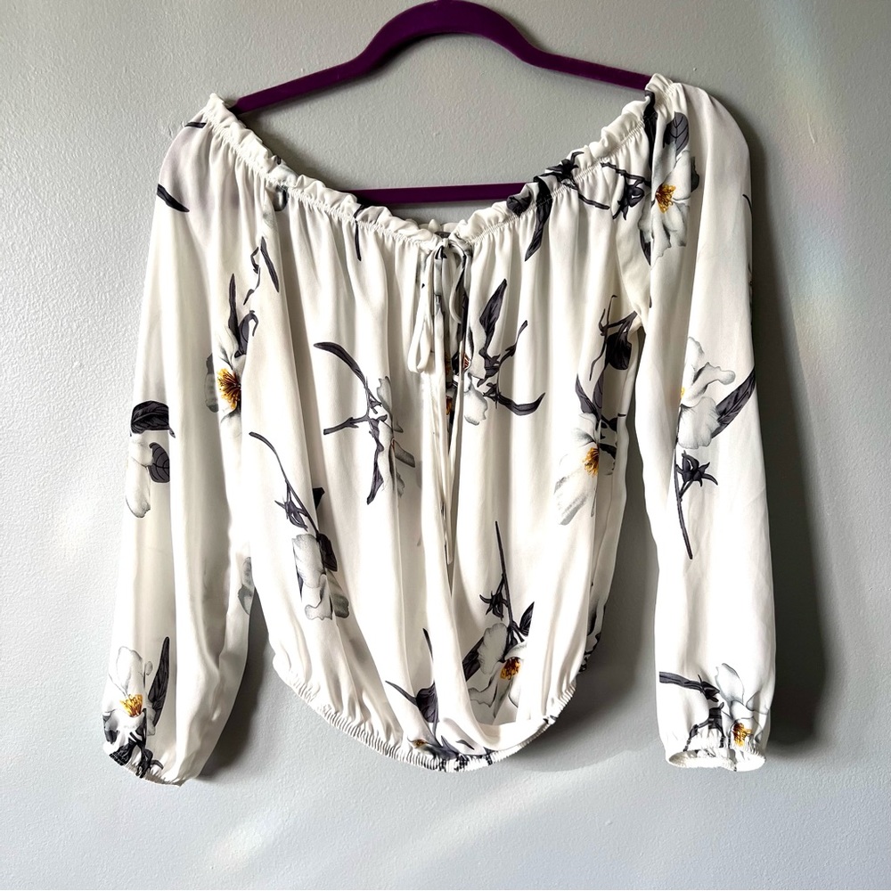 Charlotte Russe long sleeve blouse size M medium